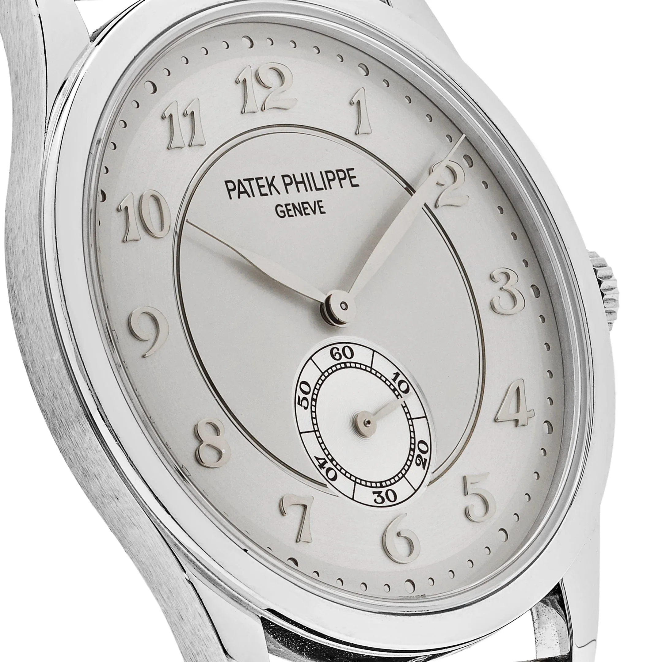 Patek Philippe Calatrava 5196P-001 Platinum Silver Dial