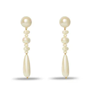 PEARL COPACABANA LINEAR EARRINGS