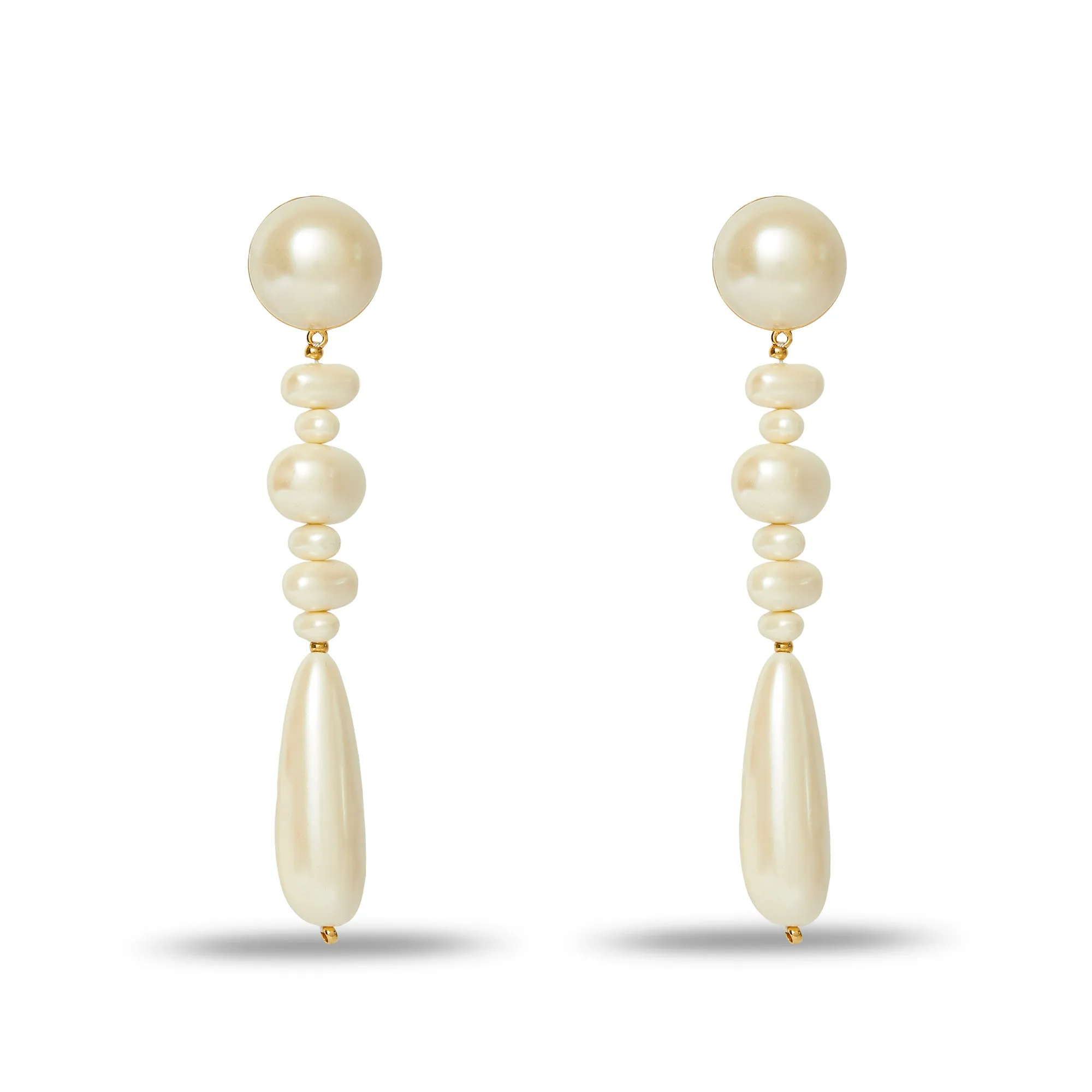 PEARL COPACABANA LINEAR EARRINGS