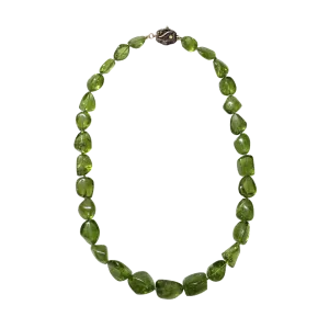 Peridot Bead Necklace