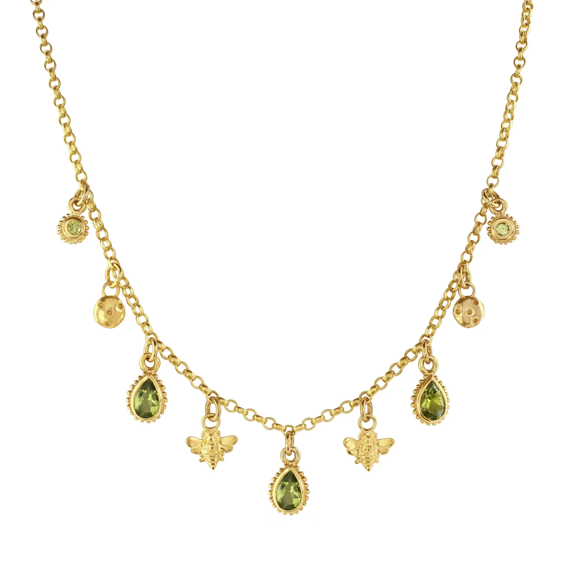 Peridot Tellurian Gem Necklace