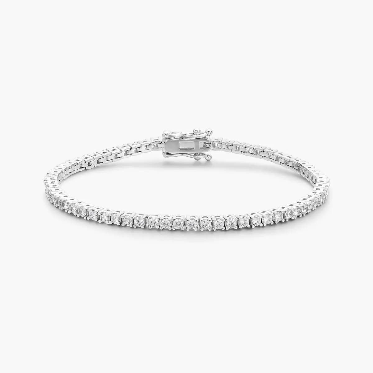 Petite Tennis Bracelet (2mm)