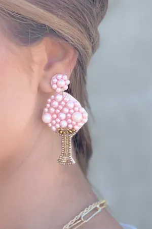 Pink Champagne Earrings