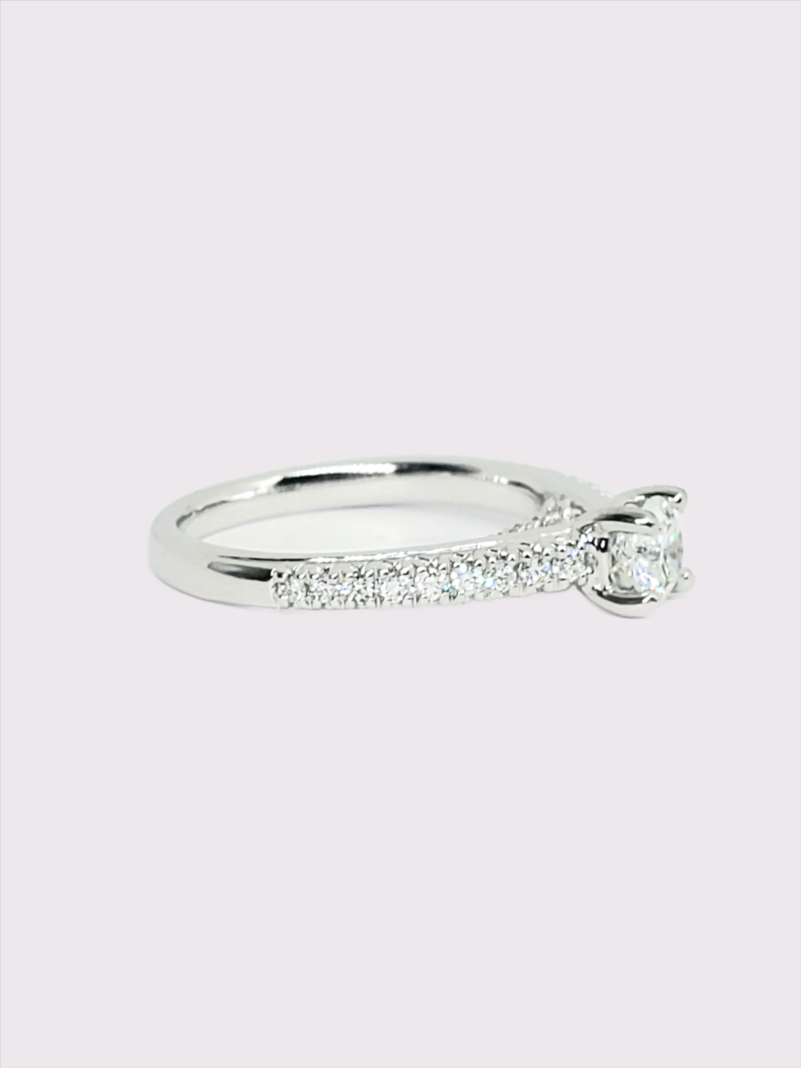 Platinum 2/3ct Diamond Ring