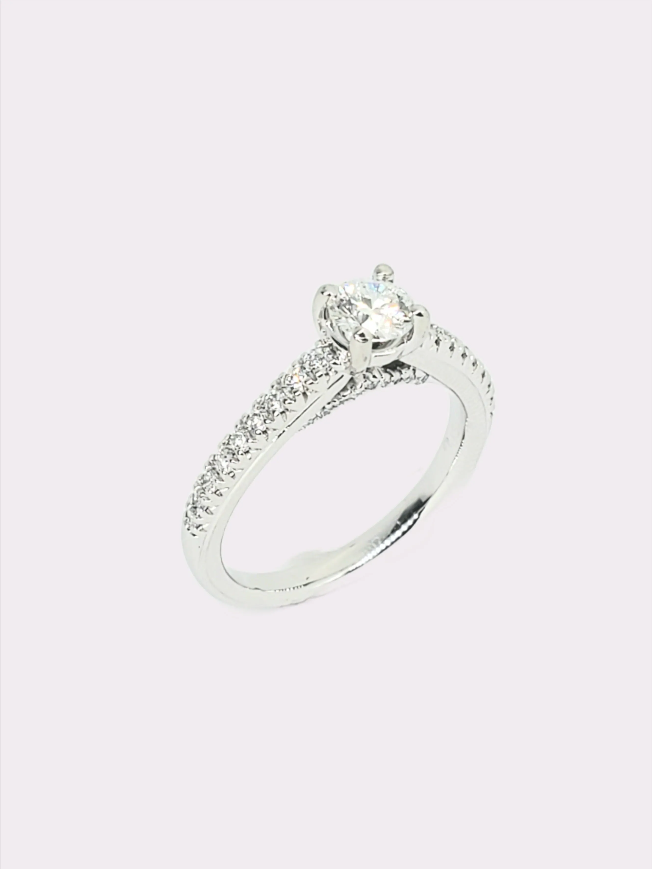 Platinum 2/3ct Diamond Ring