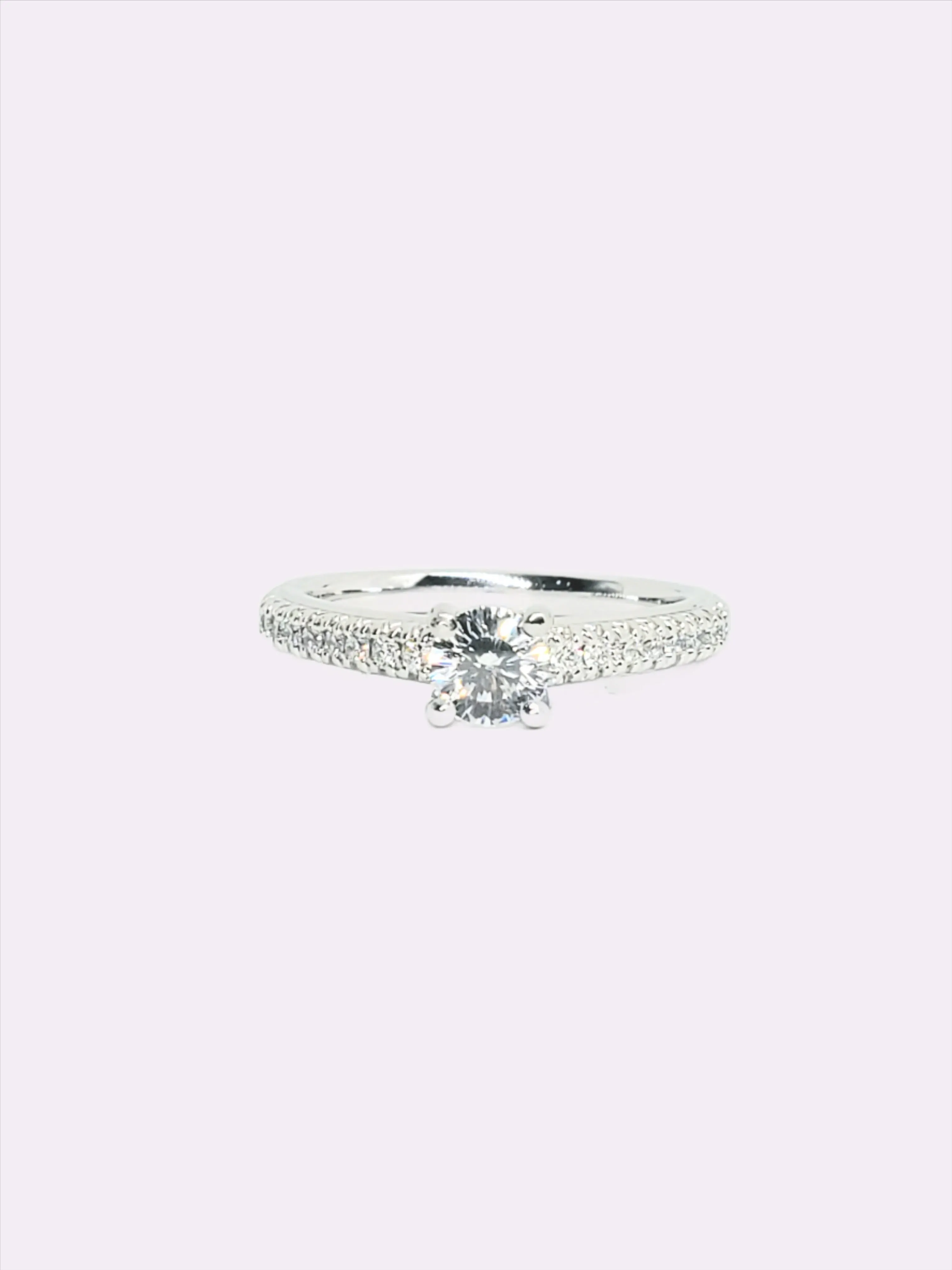 Platinum 2/3ct Diamond Ring