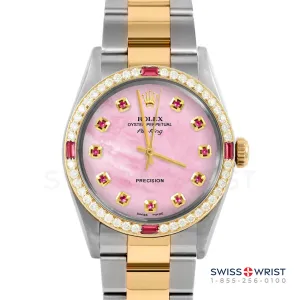 Rolex Air King 34mm | 5500-TT-PMOP-RBY-AM-4RBY-OYS