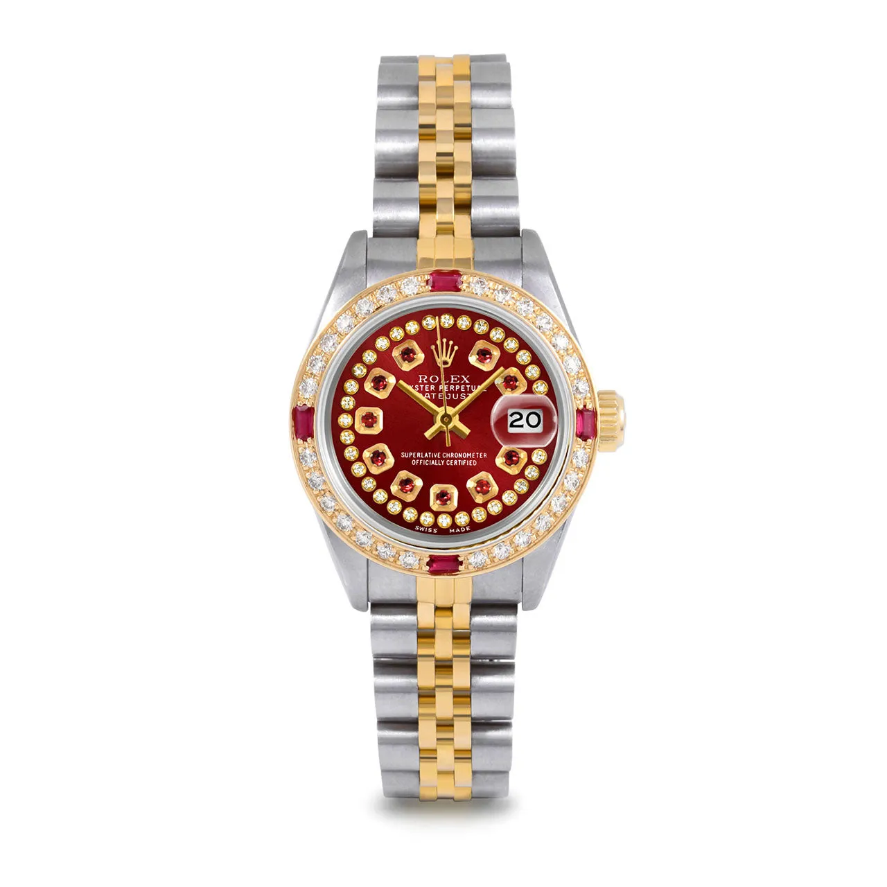 Rolex Datejust 26mm | 69173-RED-STRR-4RBY-JBL