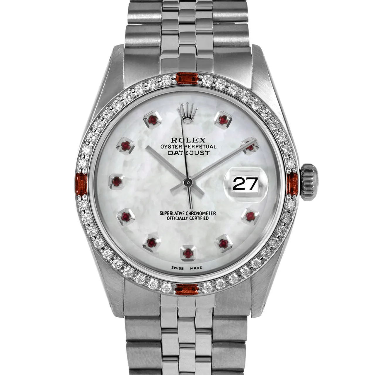 Rolex Datejust 36mm | 1601-SS-WMOP-RBY-AM-4RBY-JBL