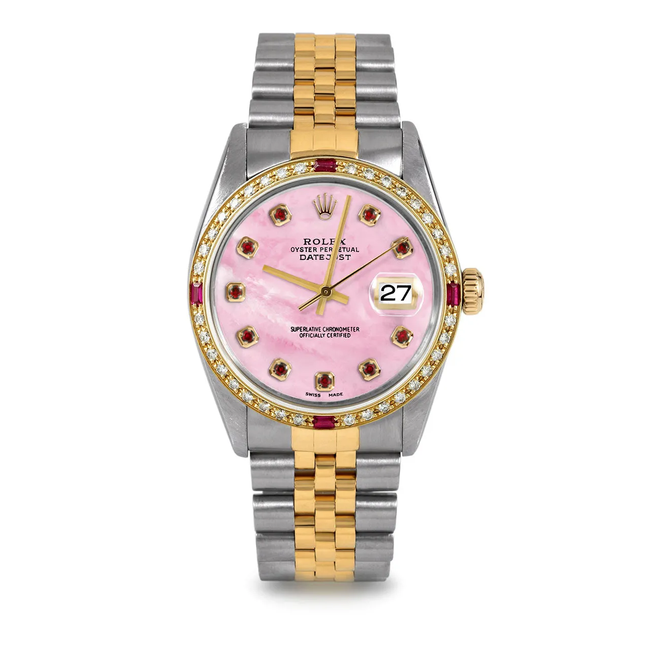 Rolex Datejust 36mm | 16013-PMOP-RBY-AM-4RBY-JBL