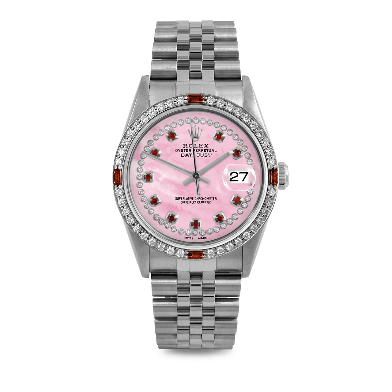 Rolex Datejust 36mm | 16234-PMOP-STRR-4RBY-JBL