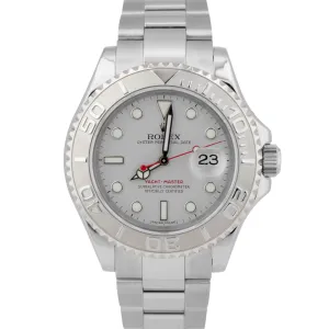 Rolex Yacht-Master 16622 REHAUT Platinum Stainless Steel Automatic 40mm Watch