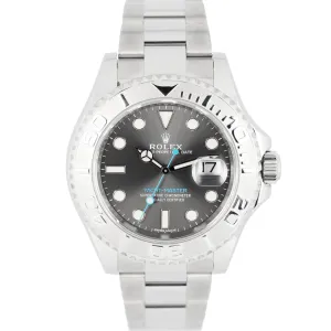 Rolex Yacht-Master Stainless Steel Platinum Rhodium Blue 40mm 116622 Watch