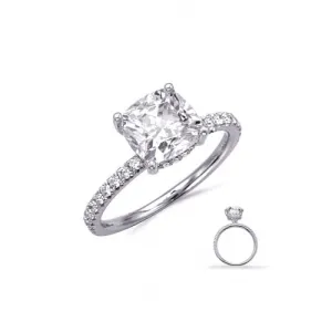 S Kashi & Sons Halo - Hidden Engagement Ring EN8410-5.0CUWG