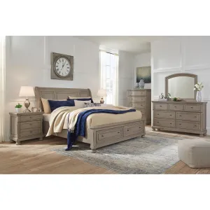 Signature Design by Ashley Lettner B733 7 pc Queen Sleigh Storage Bedroom Set