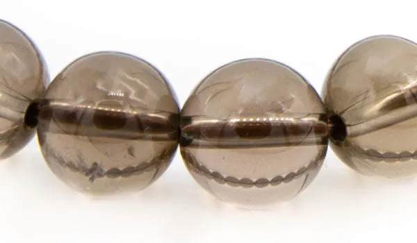 Smoky Quartz Gloss Natural Gemstone Bracelet