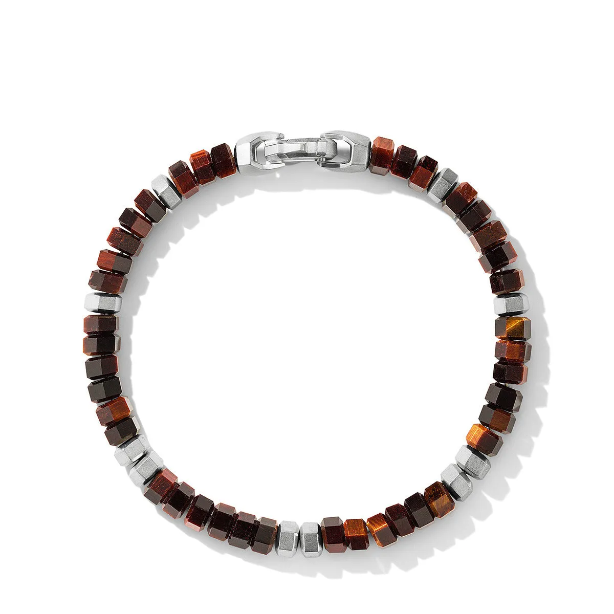 Spiritual Beads Hex Bracelet with Red Tiger's Eye