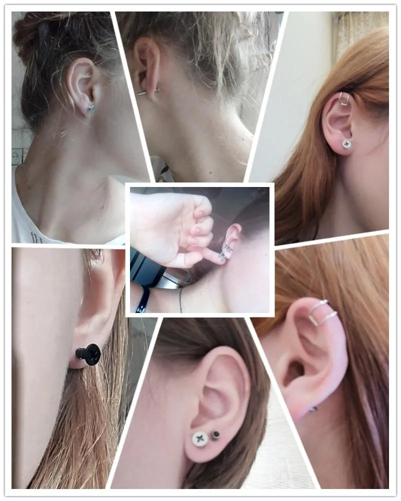 Stud Earrings Punk Style Piercing Earring Jewelry