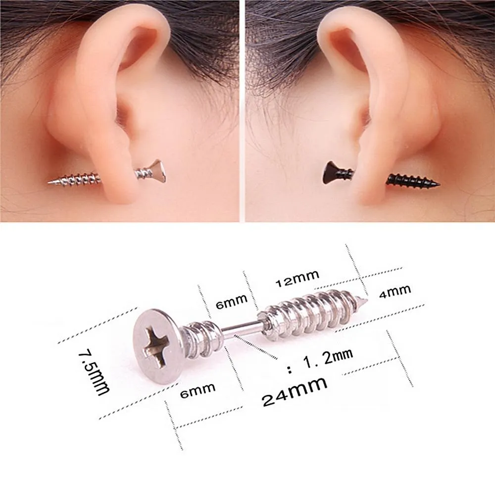 Stud Earrings Punk Style Piercing Earring Jewelry