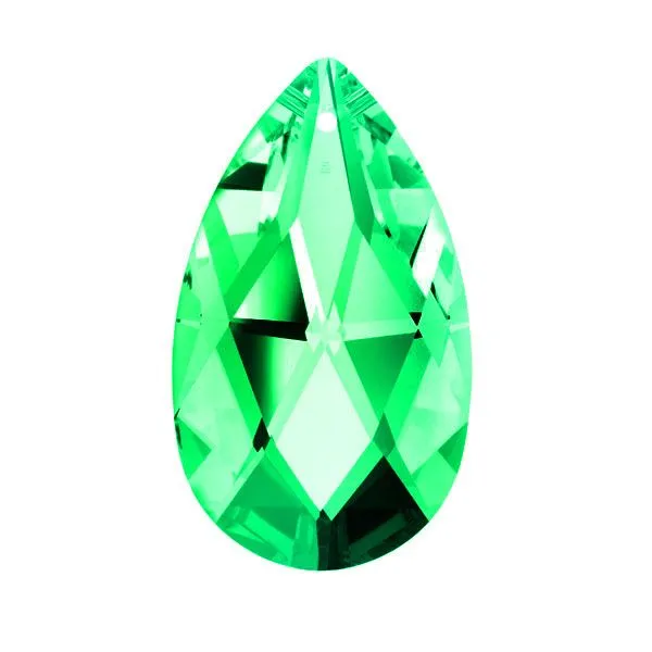 Swarovski Strass Crystal 1.5 inches Light Peridot Almond prism