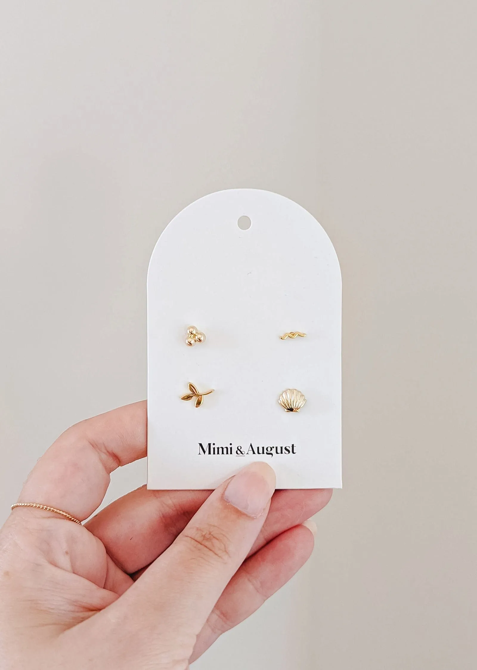 Tofino Kit - Gold plated earrings