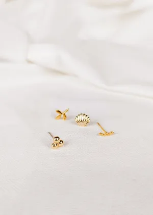 Tofino Kit - Gold plated earrings