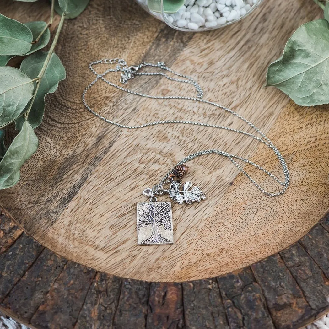 Tree of Life Mixed Charms Necklace