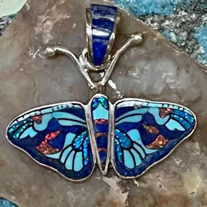 Turquoise & Lapis Butterfly