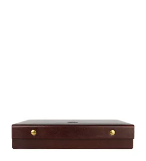 Womens Leather Jewelry Box Accessory Box - The Line of Beauty